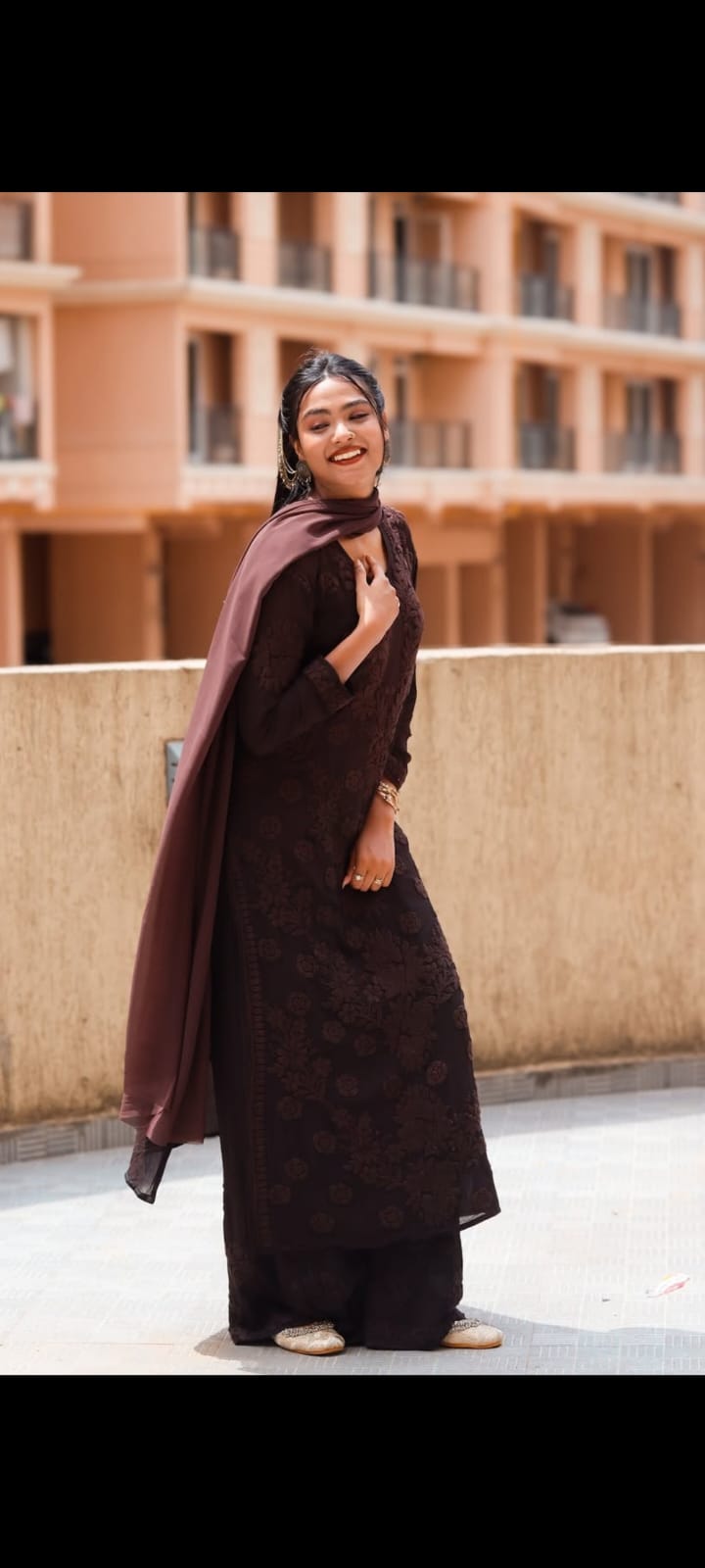 Chikenkari kuriti set