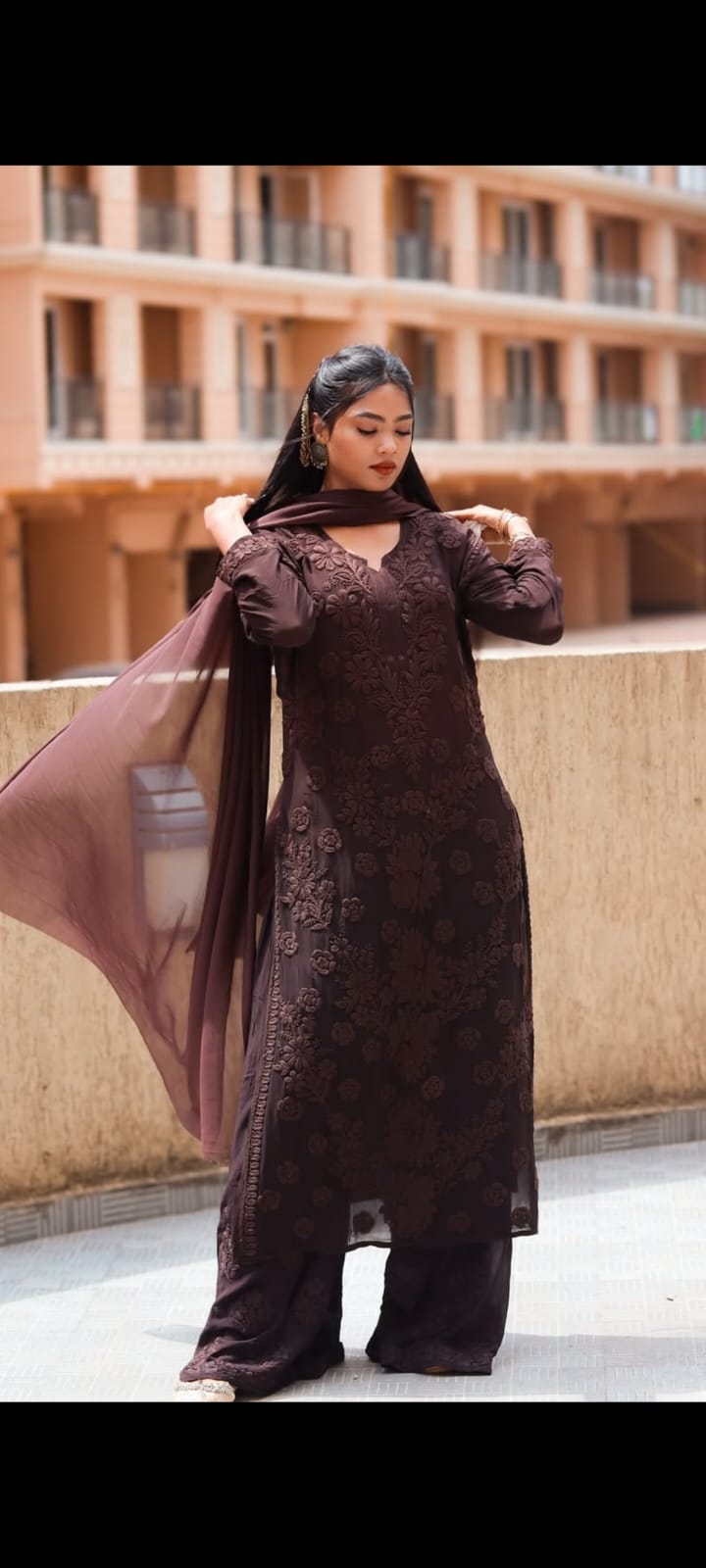 Chikenkari kuriti set