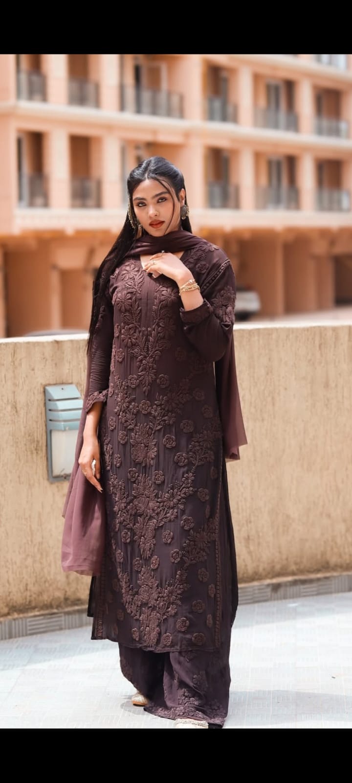 Chikenkari kuriti set