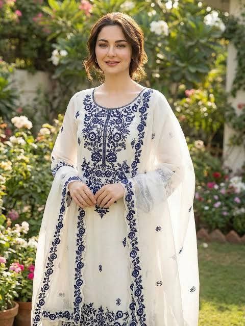 haniya ameer Farshi Party Wear Designer  Set