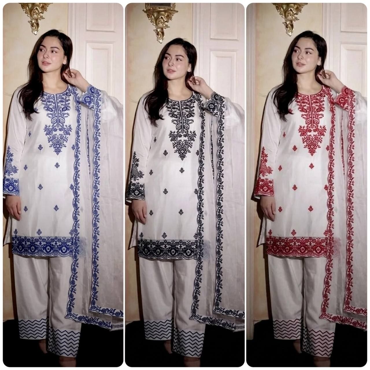 haniya ameer Farshi Party Wear Designer  Set