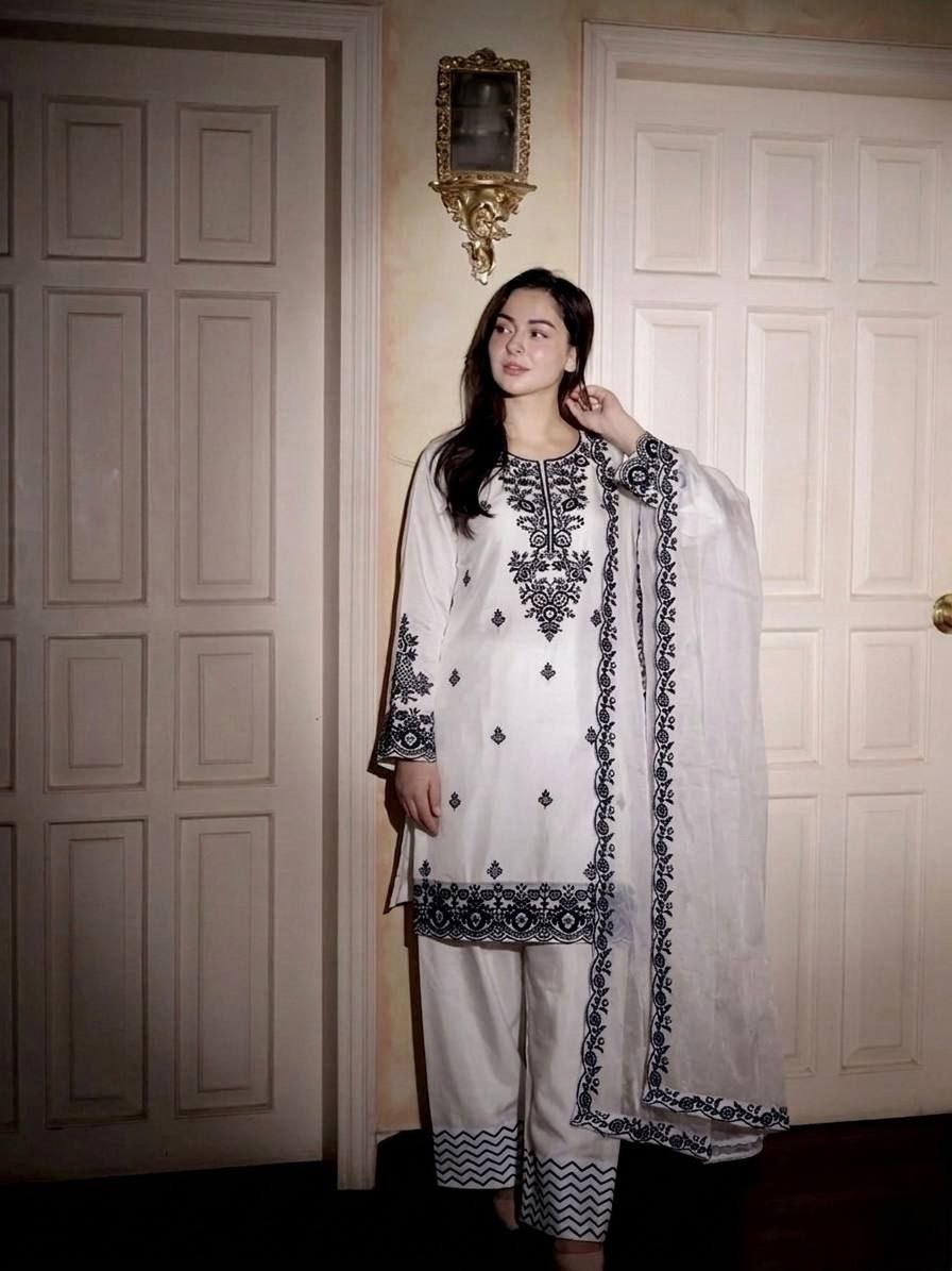 haniya ameer Farshi Party Wear Designer  Set